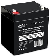 Фото 1/3 Exegate ES252439RUS Аккумуляторная батарея DT 12045 (12V 4.5Ah, клеммы F1)
