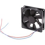 3412NGME, DC Fans DC Tubeaxial Fan, 92x92x25mm, 12VDC, 42.4CFM, 1.6W, 28dBA ...