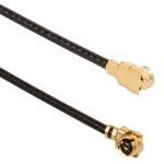 A-1PA-113-100B2, RF Cable Assemblies AMC RAPLG JMP 1.13MM 100MM BLK U.FL Comp