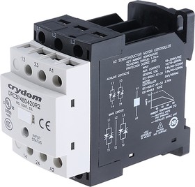 Фото 1/3 DRC3P48D420R2, Solid State Contactor, 3NO, 7.6A, 3.7kW, 480VAC