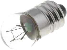 Фото 1/2 LAMP EK/12/100, Лампочка: миниатюрная, E10, 12ВDC, 100мА, Колба: сферическая