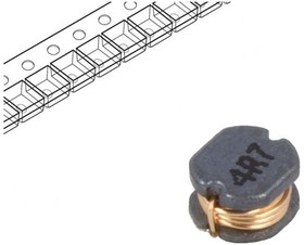 Фото 1/3 TCK-151, Power Inductors - SMD Inductor 4.7uH 1.2A 140mOhm
