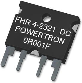 FHR 4-2321 0R001 S 1% Q, Токочувствительный Резистор, 0.001 Ом, Серия FHR 4-2321, 40 Вт, Metal Foil, ± 1%