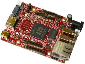 Фото 1/2 A20-OLinuXino-LIME-n8G, Одноплатный компьютер на базе процессора Allwinner A20 Dual Core Cortex-A7