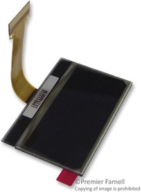 Фото 1/2 PMO 19401, Графический OLED дисплей, 128 x 64, Желтый на Черном, 2.8В, I2C, Параллельный, SPI, 41.9мм x 28мм