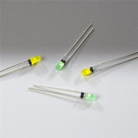 ELM70303YD, LED Circuit Board Indicators Vert LED Assembly 3mm Yellow 585 nm