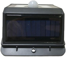 Фото 1/9 Светильник светодиодный настенный 8LED с датчиком движения и освещенности (фотореле) солнечная батарея Lamper 602-210