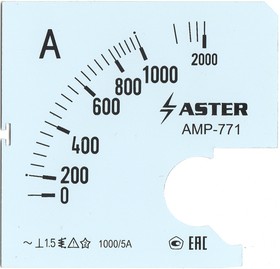Шкала к амперметру AMP-771 1000/5 А SC771-1000