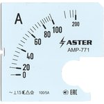 Шкала к амперметру AMP-771 100/5 А SC771-100