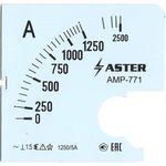 Шкала к амперметру AMP-771 1250/5 А SC771-1250