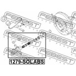 1279-SOLABS, Цилиндр тормозной главный Hyundai Solaris 10-, Kia Rio 11- (ABS) FEBEST