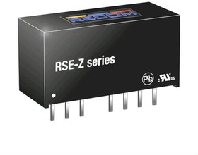 Фото 1/2 RSE-1205SZ/H2, Regulated 2W DC/DC-Converter - SIP8 - 2kV - Input: 4.5-18VDC - Output: 5VDC