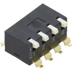 A6SR-4104, DIP Switches / SIP Switches 4 Pin, SMT Low Profile