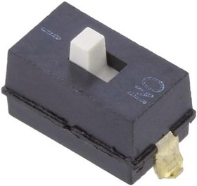 Фото 1/6 A6SN-1104, Switch DIP OFF ON SPST 1 Raised Slide 0.025A 24VDC Gull Wing SMD Tube