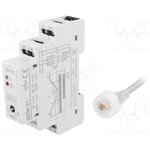 WZM-01/S1, Сумеречный выключатель, IP20, 230ВAC, SPDT, DIN, -20-45°C
