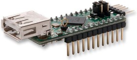Фото 1/4 V2DIP1-48, USB Host Controller Module Supplied as a PCB Designed to fit into a 24 Pin DIP Socket