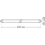 Gauss Лампа Elementary T8 12W 1000lm 6500K G13 600mm стекло LED