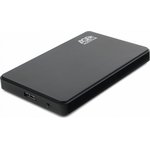 Внешний корпус USB 3.0 2.5" SATAIII HDD/SSD, пластик, чёрный. UASP, 3UB2P2 (BLACK)