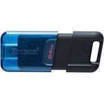 Флеш Диск Kingston 64Gb DataTraveler 80 M Type-C DT80M/64GB USB3.2 черный