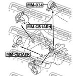 MM-034, Подушка двигателя задняя