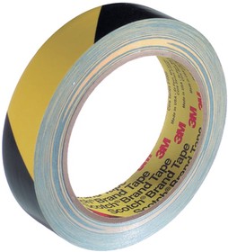 Фото 1/3 5702 50MMX33M, Safety Stripe Tape, 50mm x 33m, Black / Yellow