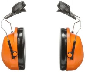 Фото 1/2 7000038214, H31 Dielectric Earmuffs with Helmet Attachment, 28dB, Black, Orange