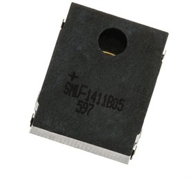 SMD-1411B05, Звуковой оповещатель постоянного тока SMD 5 В 2730 Гц 80 мА 87 дБ