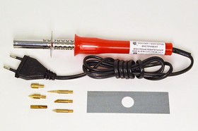 Фото 1/2 Паяльник-выжигатель, напряжение 220 В, мощность 40 Вт, марка ЭНИС-В, исполнение пластмассовая ручка