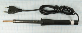 Паяльник, напряжение 12 В, мощность 25 Вт, исполнение с вилкой пластмассовая ручка