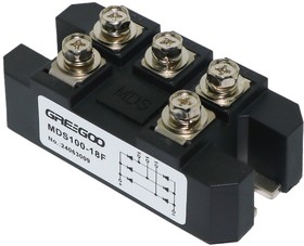 MDS-100-18F, Диодный мост 3-фазный 100А 1800В.(80х40), Greegoo | купить ...