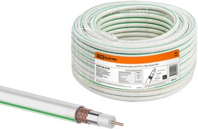 SQ0106-0100, Коаксиальный кабель SAT-703 Cu (100м), белый TDM Electric