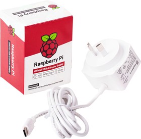 Фото 1/2 SC0215, Raspberry Pi Accessory, Raspberry Pi 4 Model B Official PSU, USB-C, 5.1V, 3A, AU Plug, White