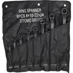 Набор ключей накидн.двуст. 8шт. (8-24) SIT