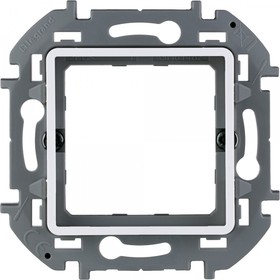 Фото 1/4 Inspiria - Адаптер для установки механизмов Mosaic 45x45 (белый)