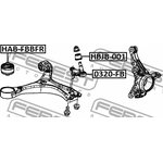 0320-FB, Опора шаровая переднего рычага | перед прав/лев |