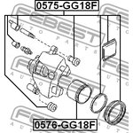 0576-GG18F, Поршень тормозного суппорта | перед прав/лев |