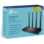 TP-Link Archer C6 V4 Двухдиапазонный гигабитный роутер Wi-Fi AC1300 с поддержкой ...