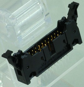 PS-30PE-D4T2-M1E, PS Series Straight Through Hole PCB Header, 30 Contact(s), 2.54mm Pitch, 2 Row(s), Shrouded
