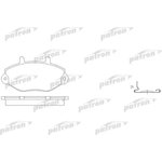PBP1339, Колодки тормозные дисковые передн FORD: TRANSIT c бортовой платформой ...