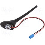 ANT.03, Антенна, на крышу, 0,175м, АМ, FM, Opel, с усилителем, 0,3м, 12ВDC