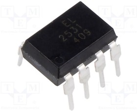Фото 1/2 EL2531, Optocoupler; THT; Ch: 2; OUT: transistor; 5kV; CTR@If: 19-50%@16mA