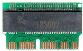 (N-941A) переходник для SSD M.2 NVMe на SSD для Apple 2013 - 2017 / NFHK N-941A в ассортименте зеленый-черный