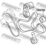 Ролик обводной BMW 1 F20, 3 F30, 5 F10, X3 F25, X5 E70/F15 1988-F80