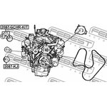 Ролик натяжной (компл-2шт) JEEP GRAND CHEROKEE III 2004-2010 2087-GCHR-KIT