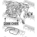 Ролик обводной ГРМ MERCEDES BENZ ML-CLASS W164 2004-2011 2088-CHER