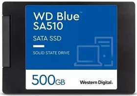 Фото 1/7 WD SSD Blue SA510, 500GB, 2.5" 7mm, SATA3, WDS500G3B0A