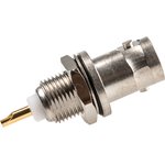 J01001A0614, jack Panel Mount BNC Connector, 50Ω, Solder Termination, Straight Body
