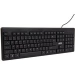 Клавиатура HIPER WIRED KEYBOARD OK-1100 BLACK