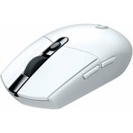 910-005291, Logitech Mouse G305 Lightspeed Wireless Gaming White Retail, Мышь