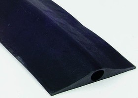 26100318, 4.5m Black Cable Cover in Rubber, 23mm Inside dia.